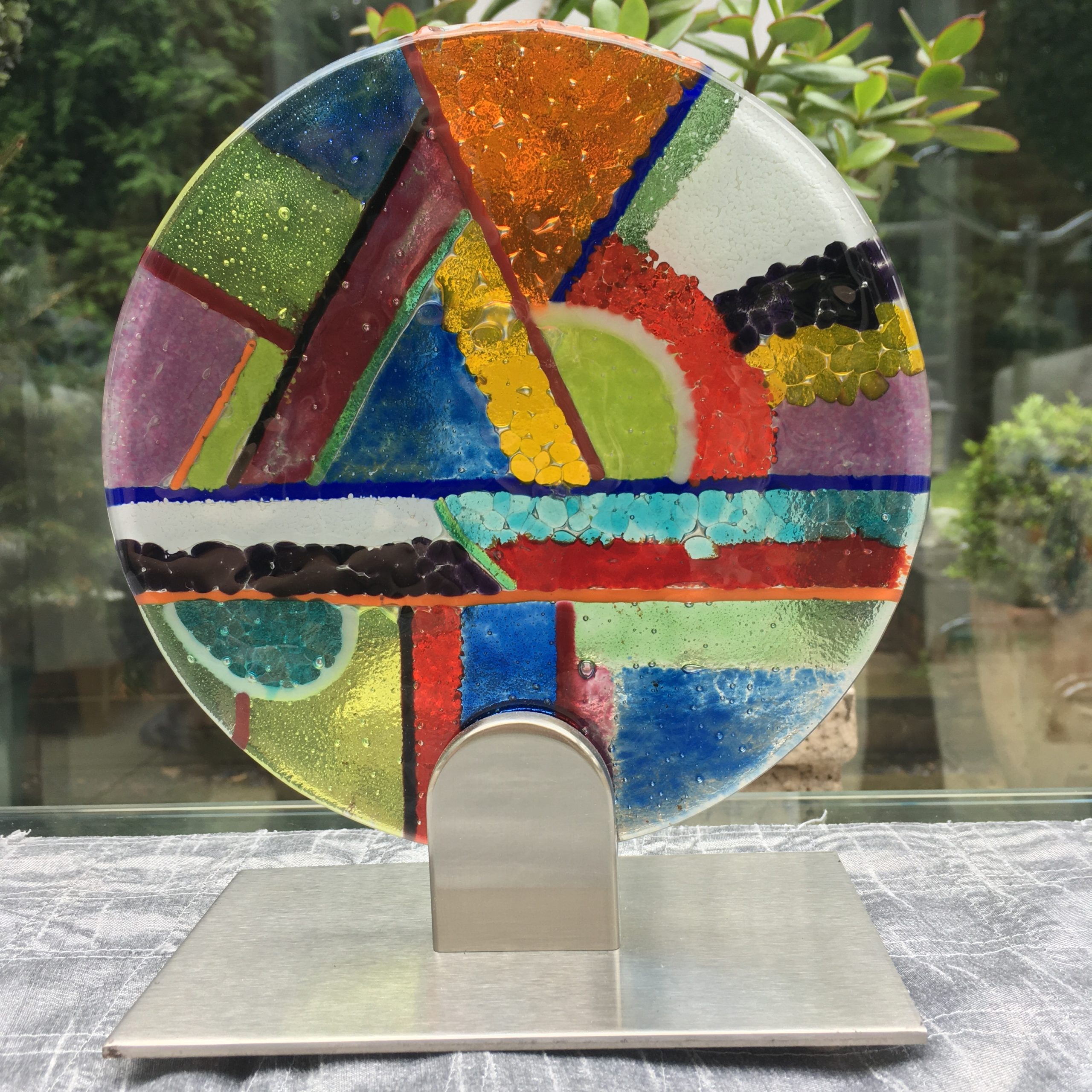 Art Deco Fused Glass